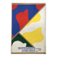Claude Viallat, Sénanque Abbey, Gordes, 1978. original poster in screen printing on kraft