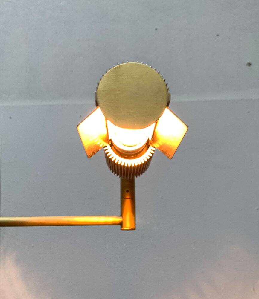 Lampe sur pied Vintage Space Age Haloprofil par V. Frauenknecht pour Swisslamps International, années 1970