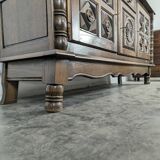 Brutalist sideboard in the spirit of Dudouyt.