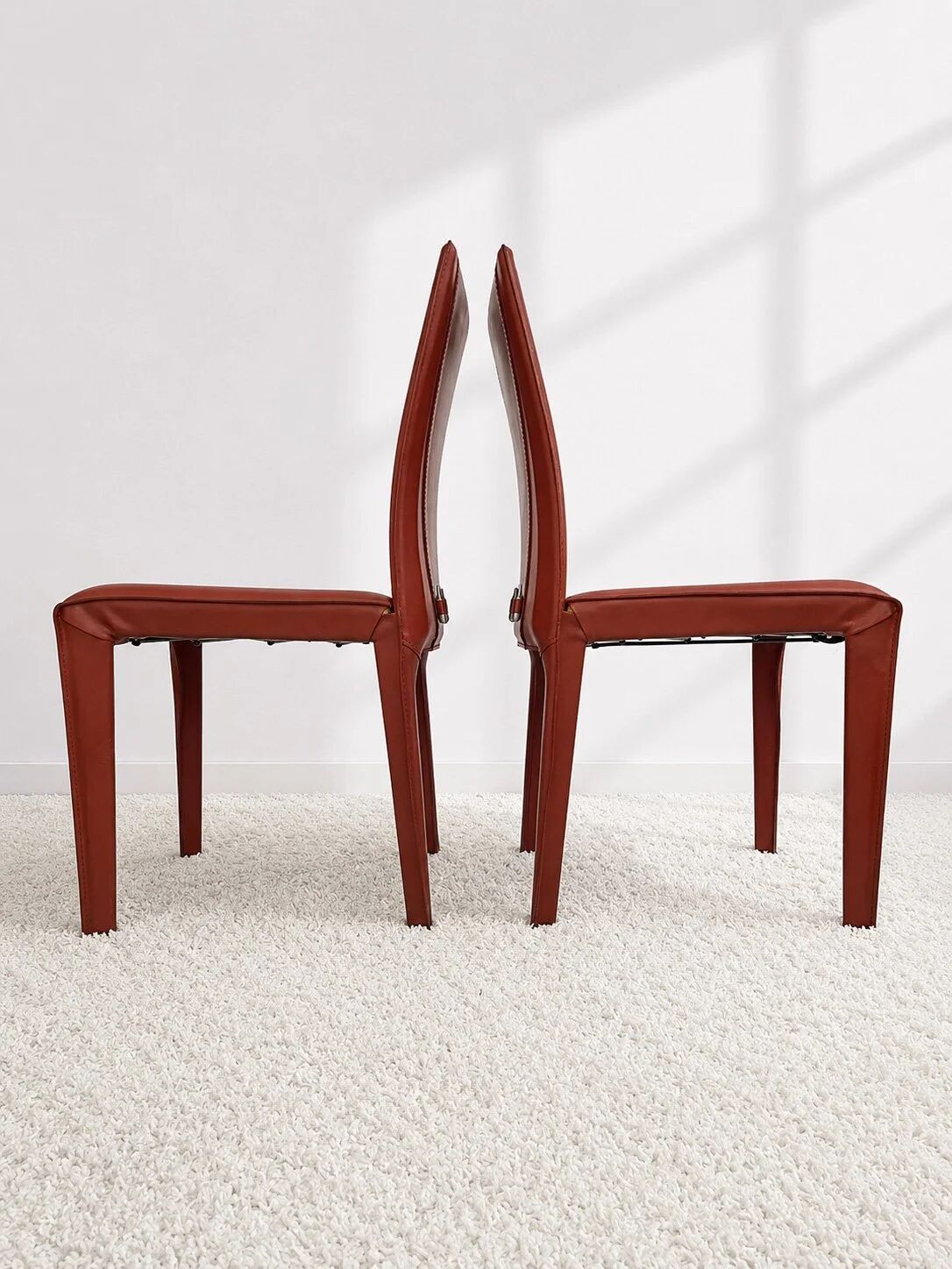 4 chaises Arper. Italie années 80.