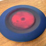 Assiette déco en bouleau finition vintage de Tailio Design, Finlande, années 1970