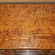 Large Victorian chest of drawers in solid pine from around 1880.