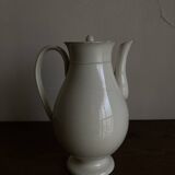 Creil and Montereau neo-classical Directoire coffee pot in fine earthenware circa 1800