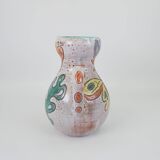Large vase with handle by Daniel Etienne in Vallauros
