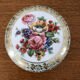 Vintage jewelry box in Limoges porcelain flowers and gilding