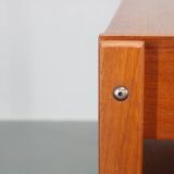 1960s Danish Teak Sewing Cart or Side Table