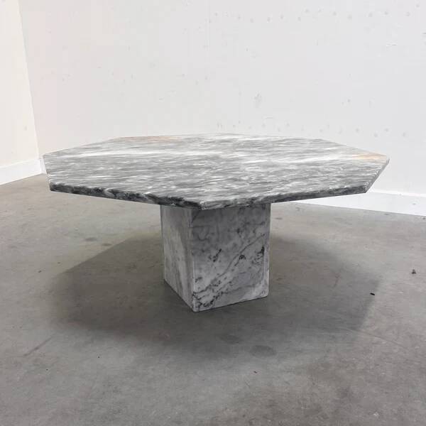 Vintage marble coffee table, 1970s