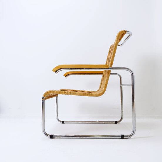 Modernist armchair in the STYLE of Breuer - circa 1990