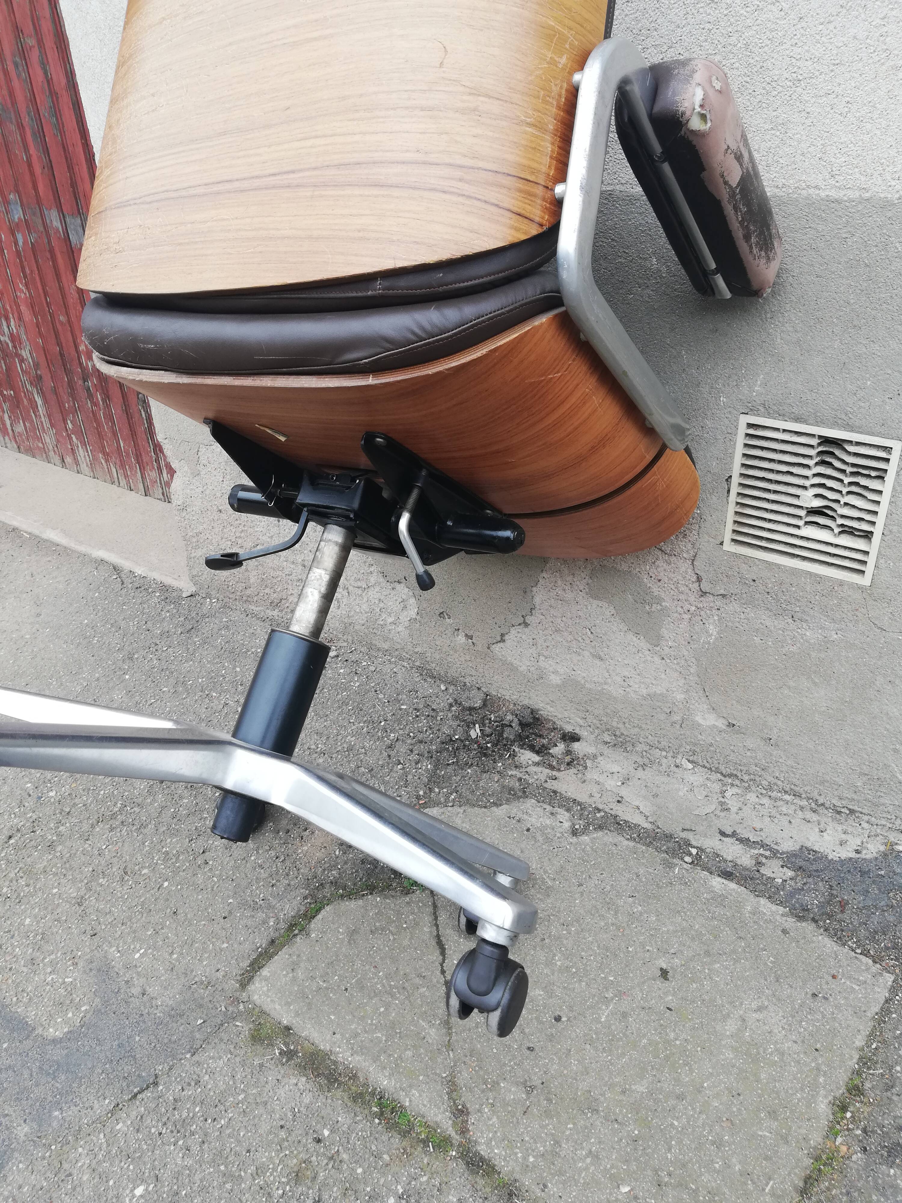 Stoll leather armchair