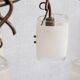 Murano glass mid-century italian chandelier
