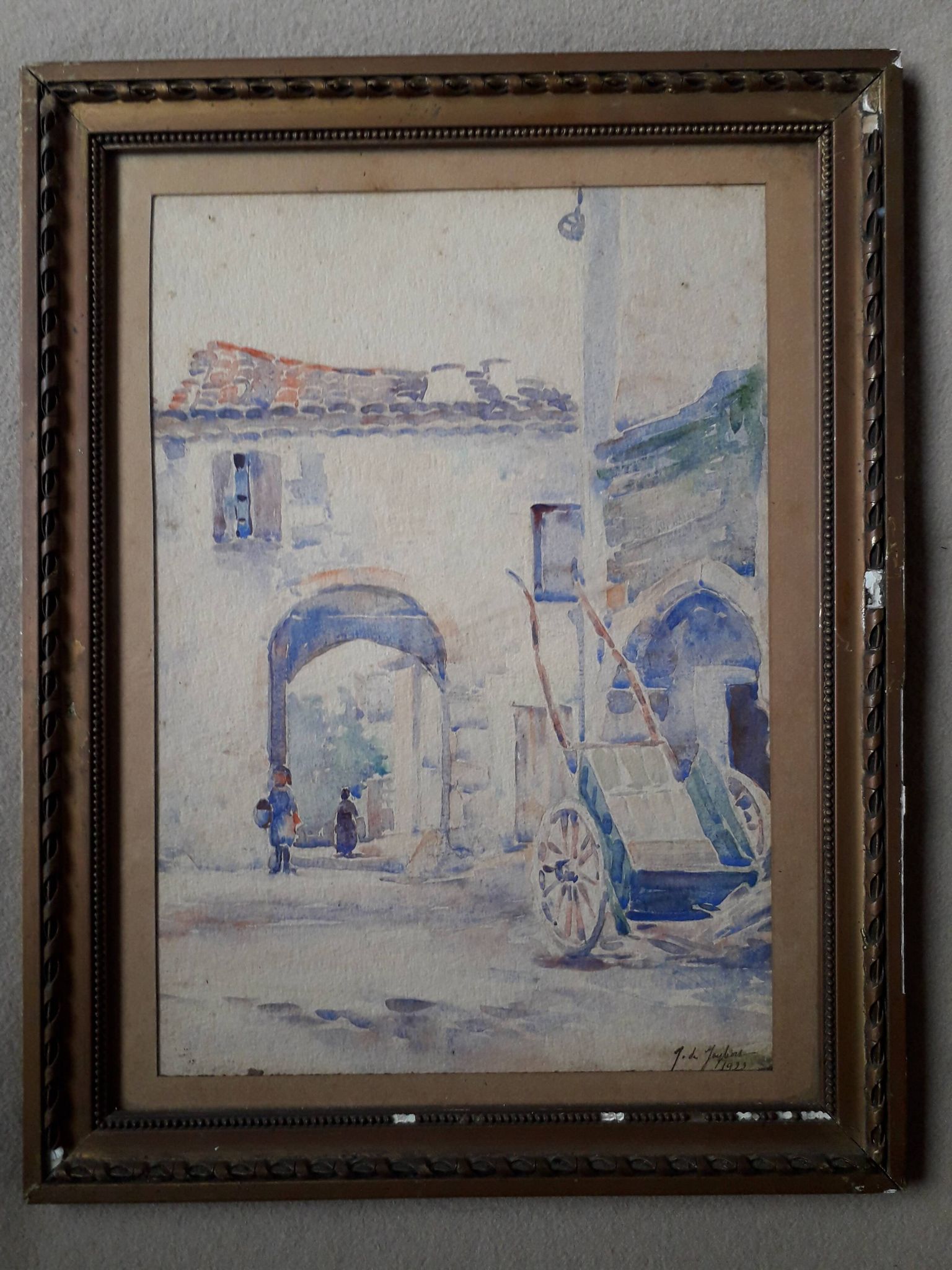 Old painting from the Nancy school