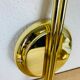 Pair of brass wall lamps Hollywood Regency Je Fassung