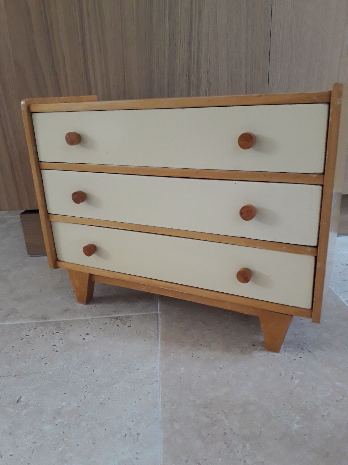 Toy doll dresser and furniture