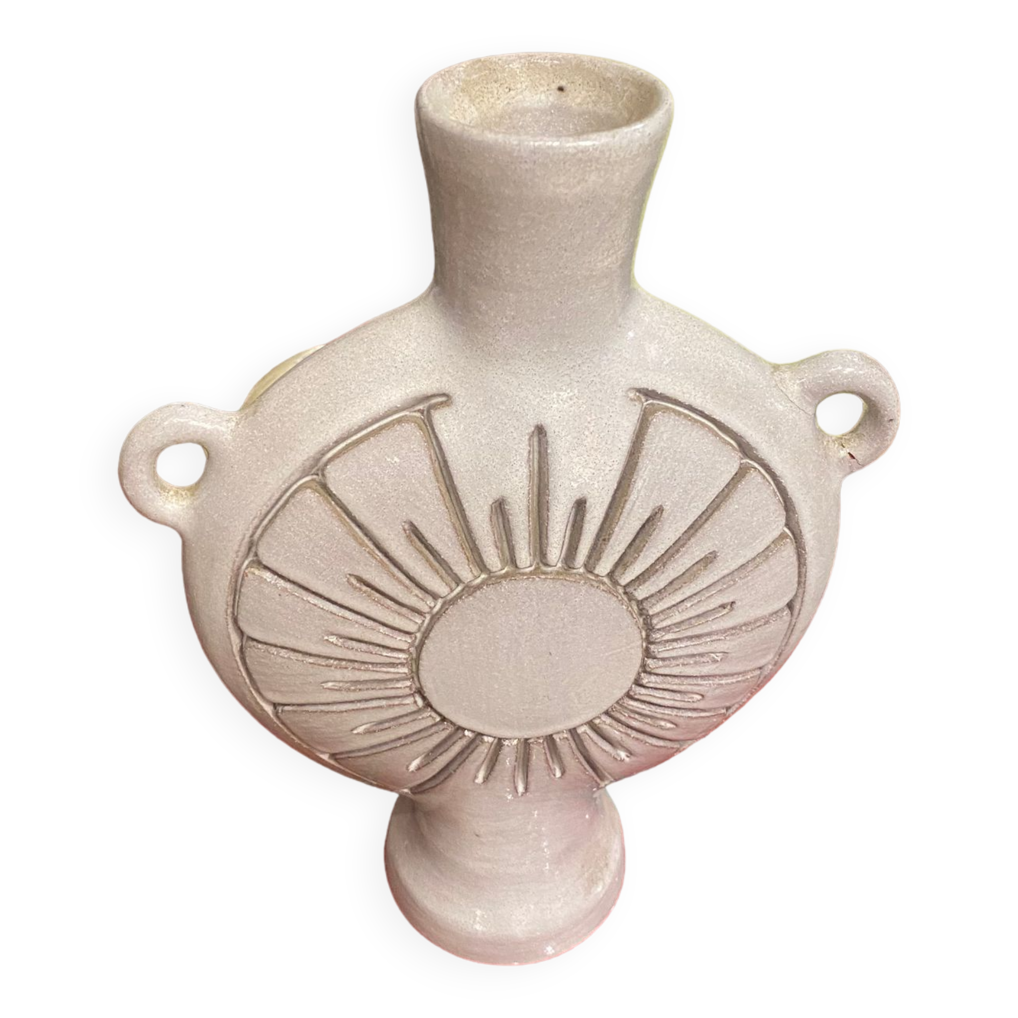 Vintage Malicorne amphora vase