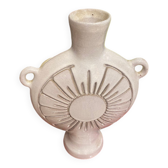 Vintage Malicorne amphora vase