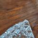 Bonbonnière en verre moulé ancien vintage dp 1021F65