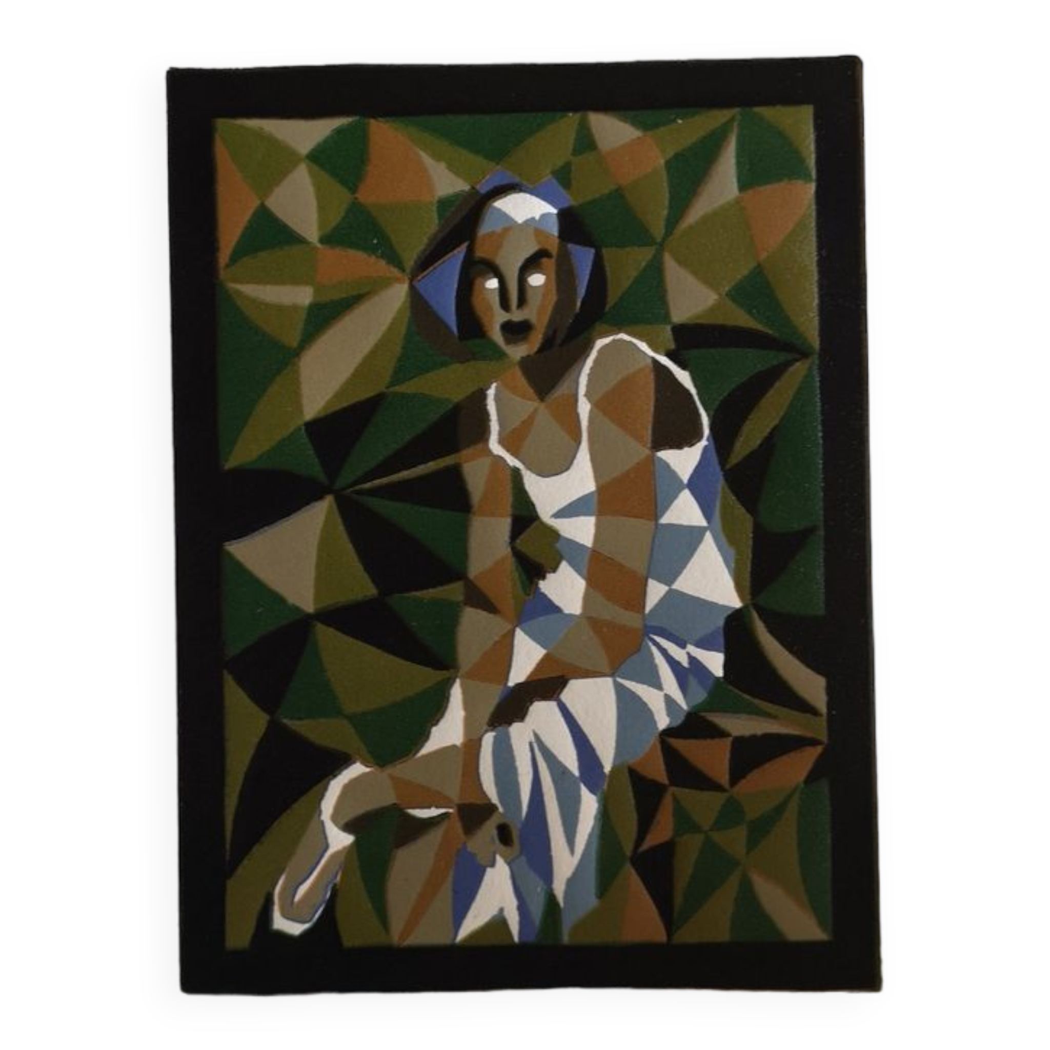 Lithograph by Matias Urieta - 'Mujer Exotica' - numbered 10/15 - 1998