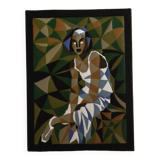 Lithograph by Matias Urieta - 'Mujer Exotica' - numbered 10/15 - 1998