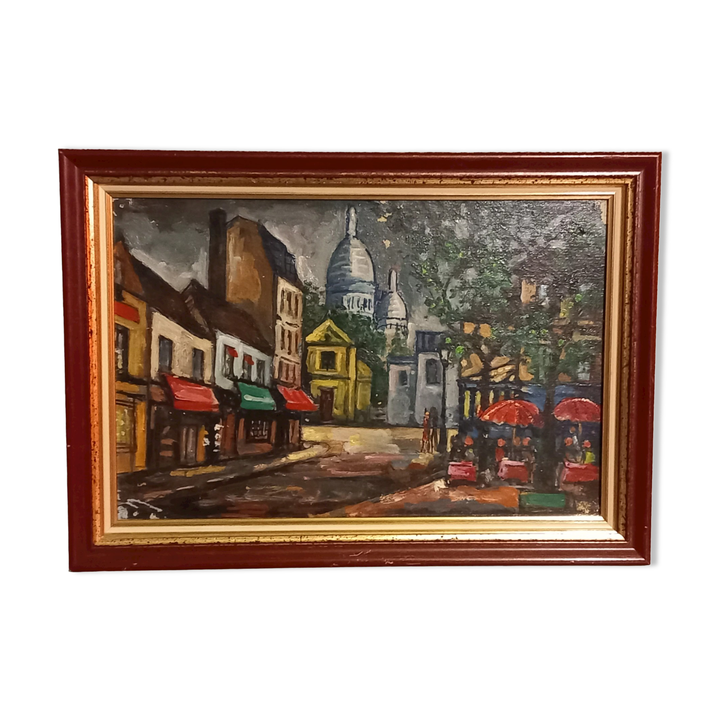 Oil on canvas-Montmarte