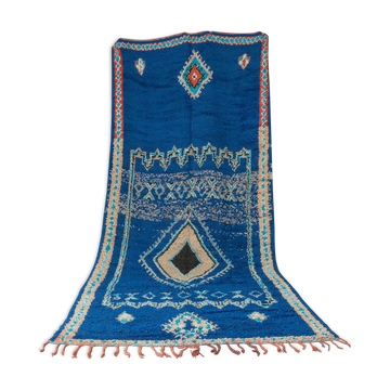 vintage boujad, berber rug, 165 x 410