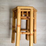 Bamboo plant holder stool