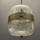 Vintage italian glass light pendant lamps, set of 2