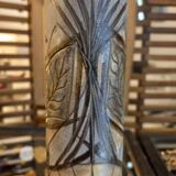 Vallauris ceramic tube vase