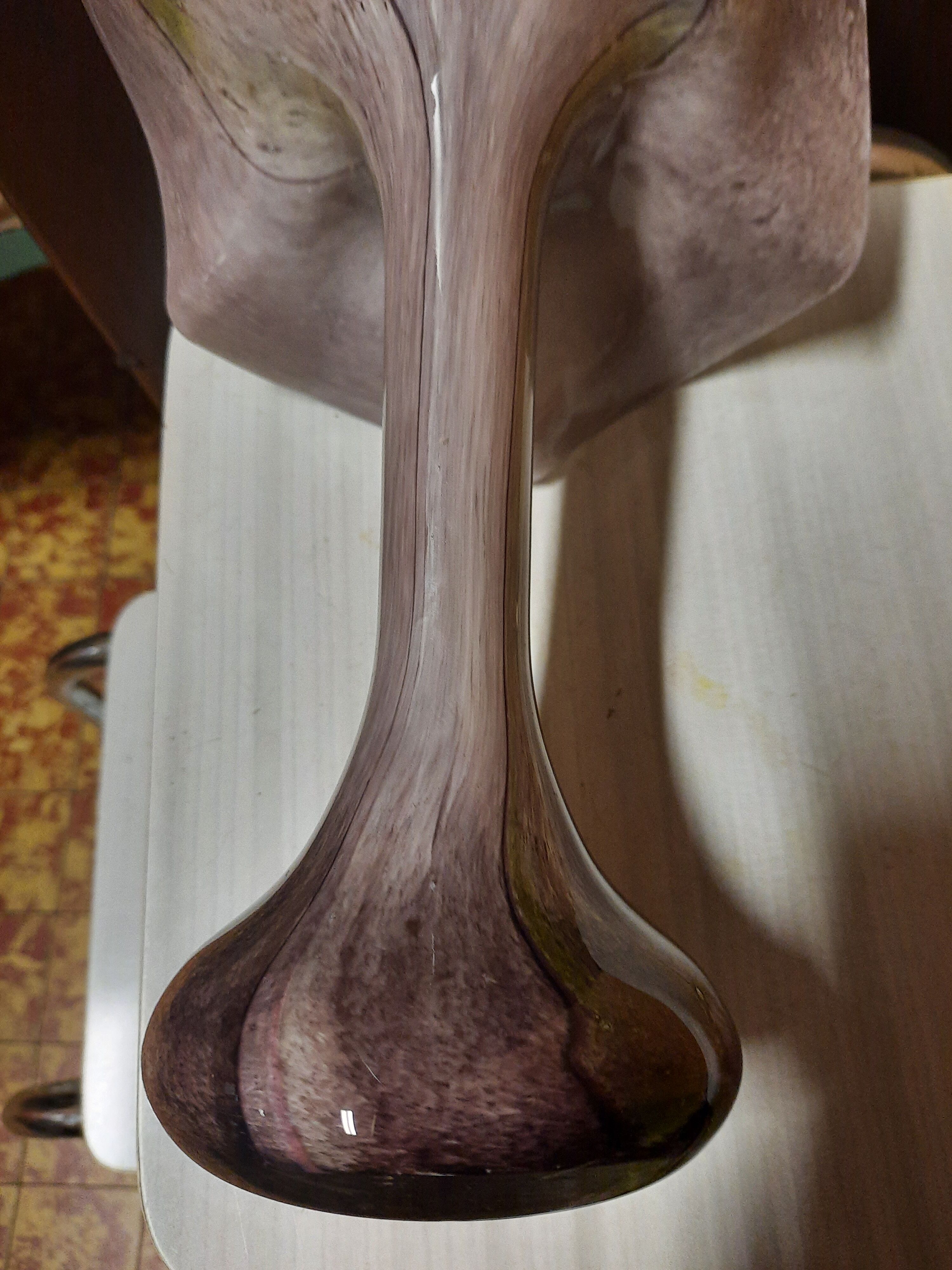 Murano colored glass vase