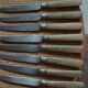 Lot de 8 petits couteaux anciens manche en bois