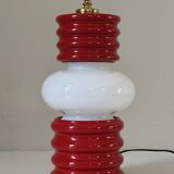Vintage 70s ceramic design lantern lamp