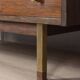 Vintage 1960s wooden secretaire sideboard design G.Frattini for Bernini