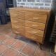 Vintage chest of drawers from the 60s in oak