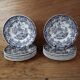 6 deep plates stamped Lunéville KG Tradition special grand feu