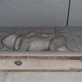 Sculpture céramique craquelée animalière art déco La Louvière