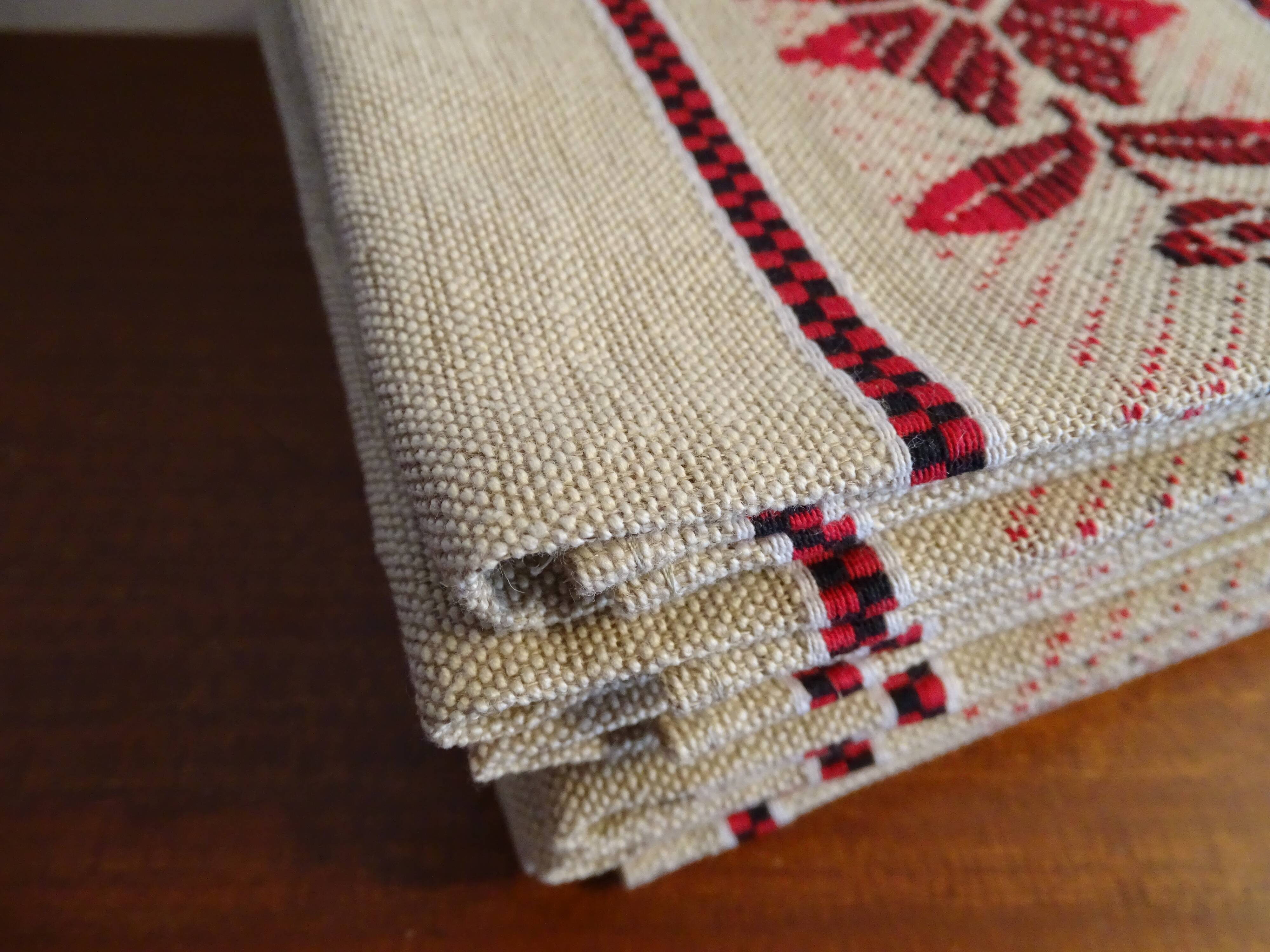 6 linen napkins 52 x 47