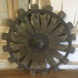 Roue porte clés ou autre en bois métal