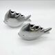 Pair of “Fish” vases / Cast aluminum – 1980s