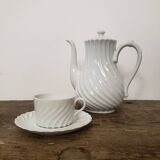 Limoges porcelain tea service, Haviland house, Cote Torse model