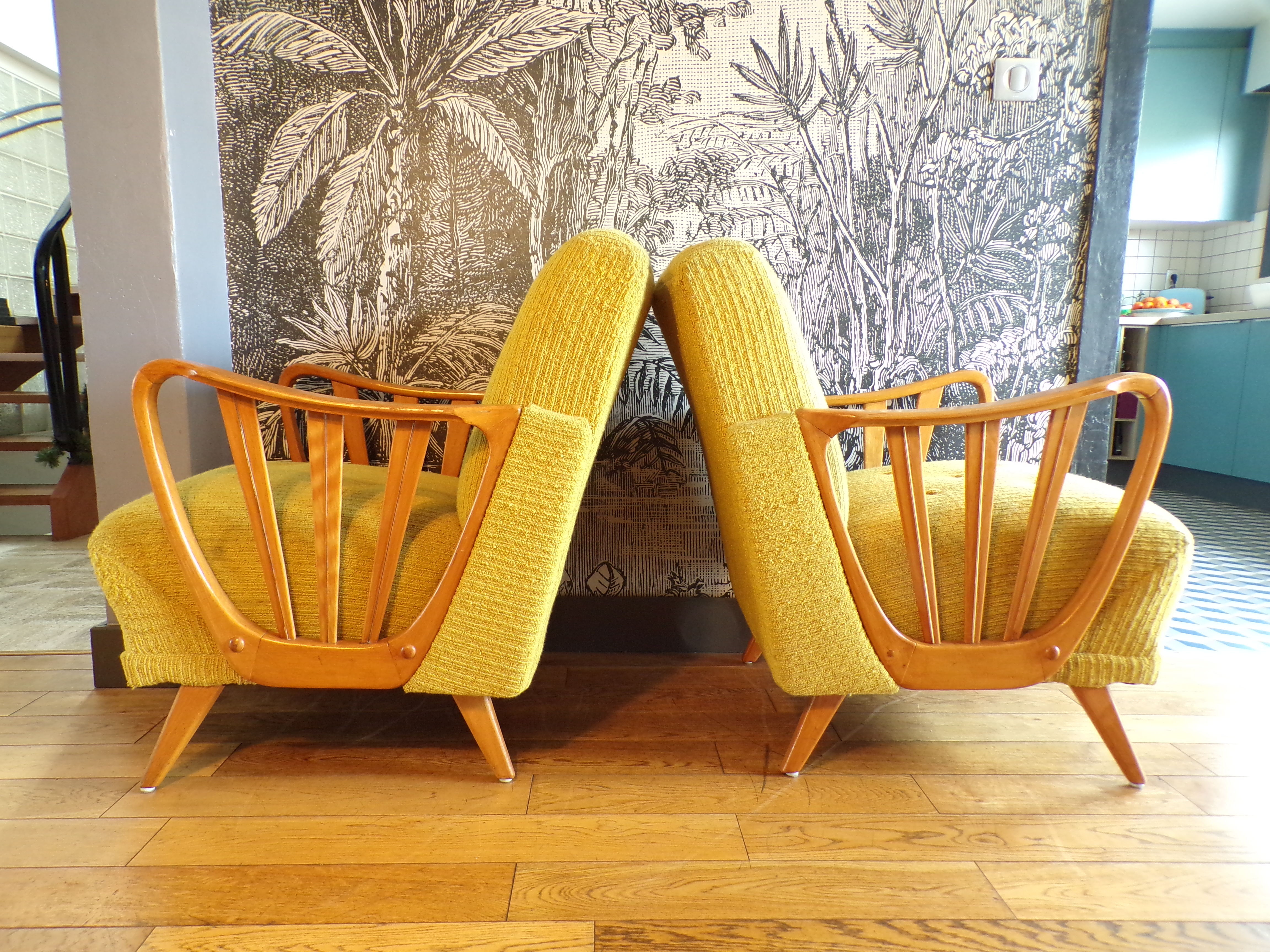Pair of armchairs 1950