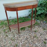 Console en bois style louis XVI