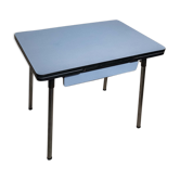 Table formica bleu