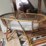 Rattan cradle