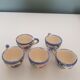 5 Quimper egg cups