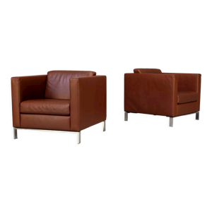 Paire de fauteuils modèle