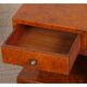 Paire de chevets en bois loupe des années 1930