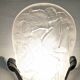 Art Deco wall lamp in frosted glass and nickel-plated bronze circa 1920