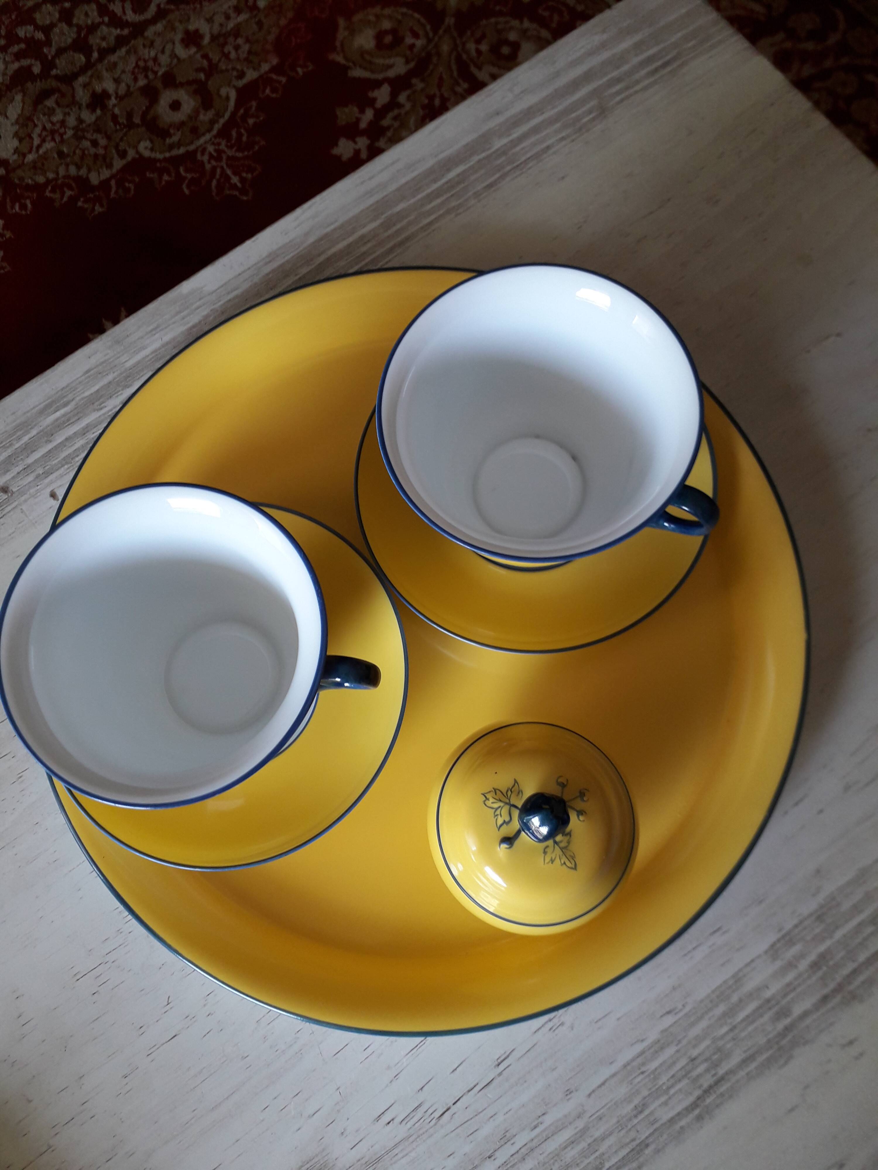 Chastagner Limoges porcelain lunch service