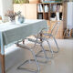 Lot 2 chaises métal chromé Gastone Rinaldi