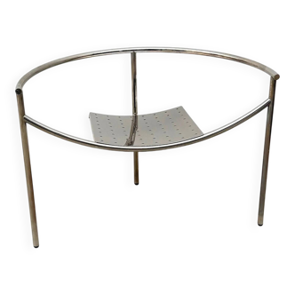 "Dr Sonderbar" armchair by Philippe Starck for XO in chrome-plated steel, 1980
