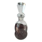 Engraved crystal decanter